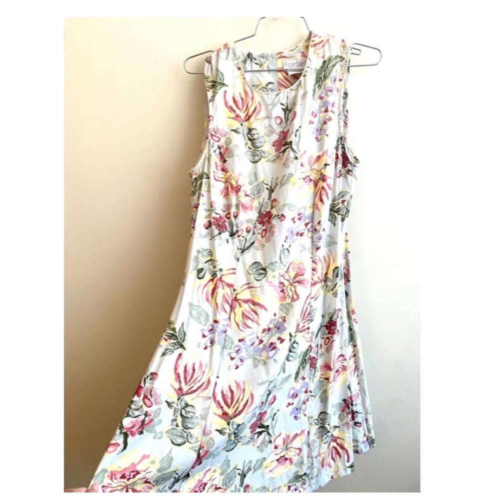 Vintage Cottagecore Floral Dress